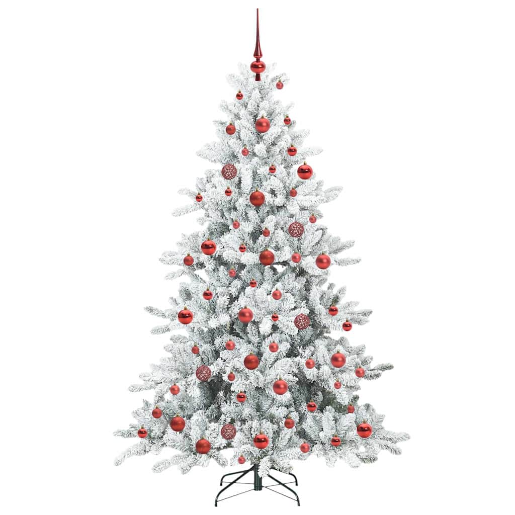Műanyag Hajtogatós Karácsonyfa 300 LED-del 180 cm PVC