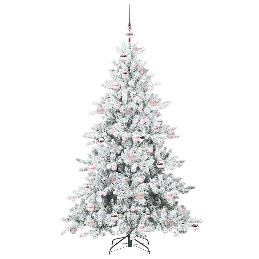 Műanyag Hajtogatós Karácsonyfa 300 LED-del 180 cm PVC