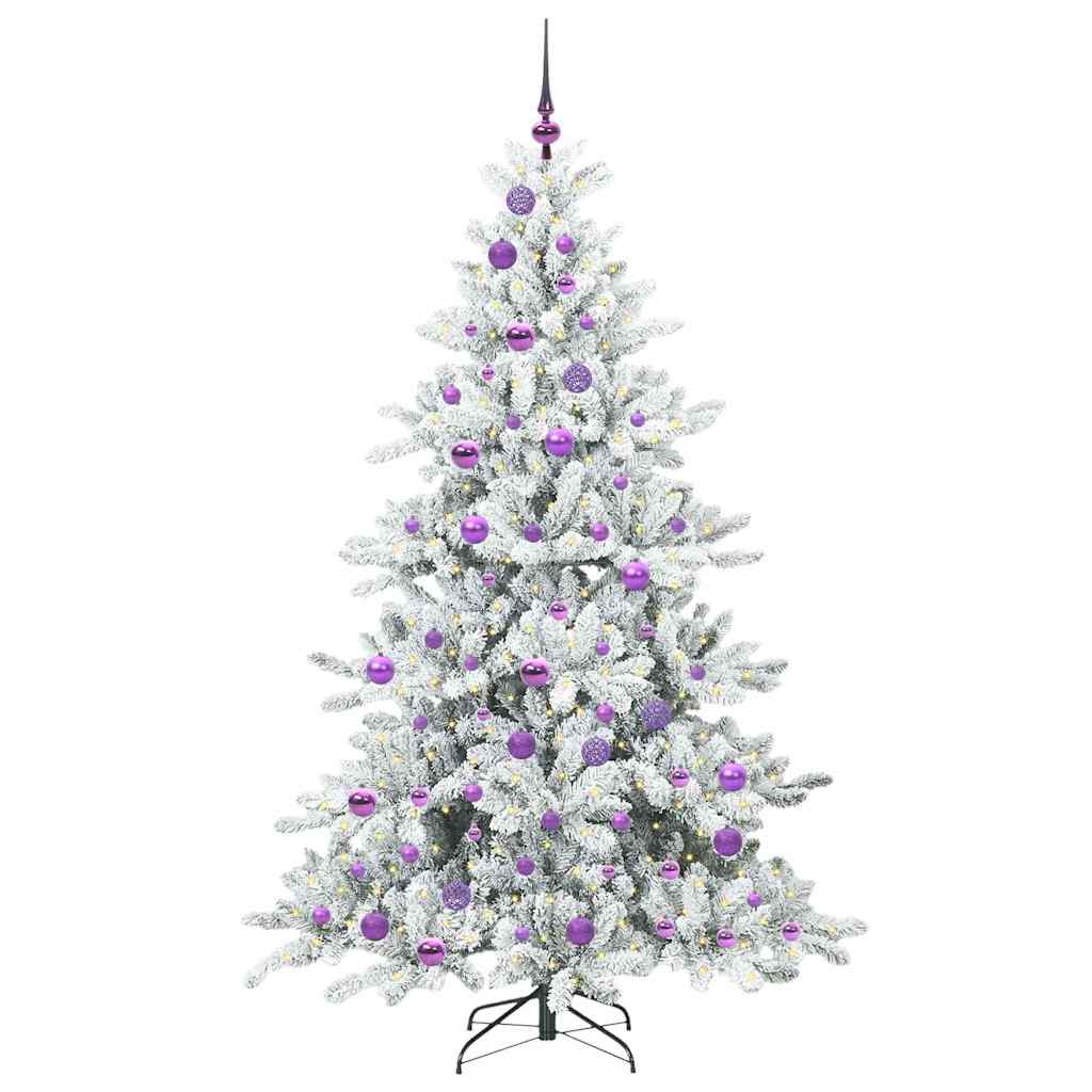 Műanyag Hajtogatós Karácsonyfa 300 LED-del 180 cm PVC