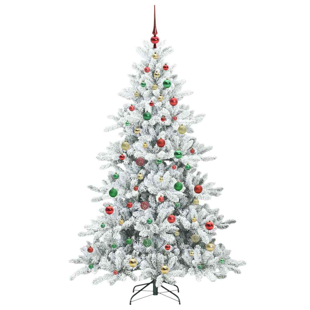 Műanyag Hajtogatós Karácsonyfa 300 LED-del 180 cm PVC
