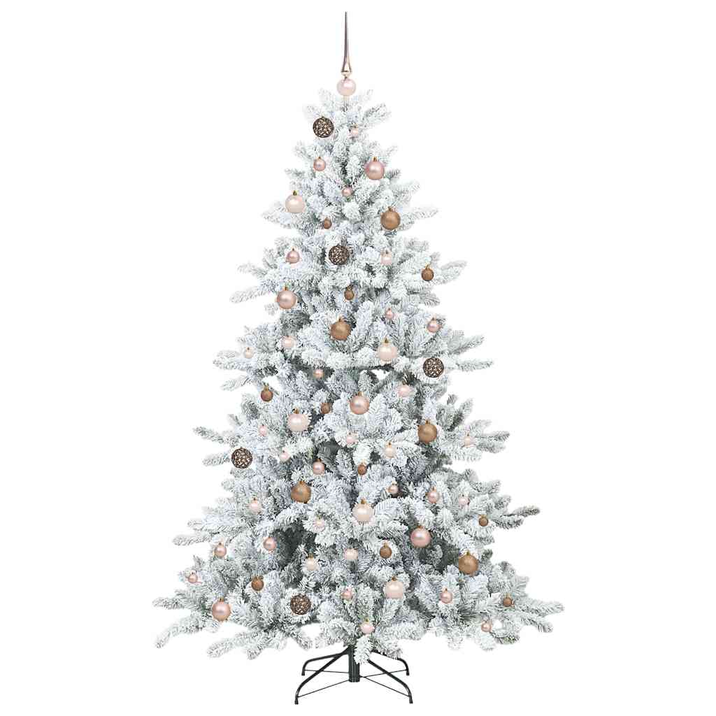 Műanyag Hajtogatós Karácsonyfa 300 LED-del 210 cm PVC