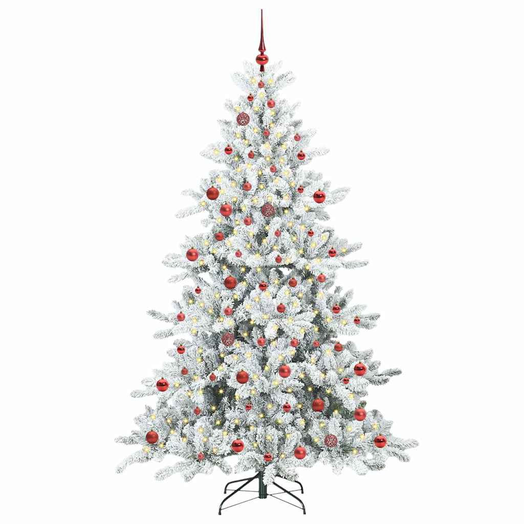 Műanyag Hajtogatós Karácsonyfa 300 LED-del 210 cm PVC