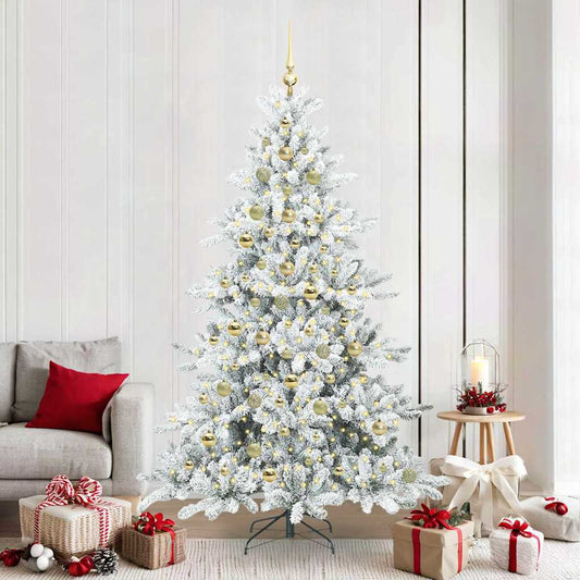 Műanyag Hajtogatós Karácsonyfa 300 LED-del 210 cm PVC