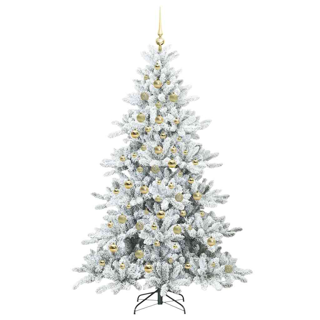 Műanyag Hajtogatós Karácsonyfa 300 LED-del 210 cm PVC