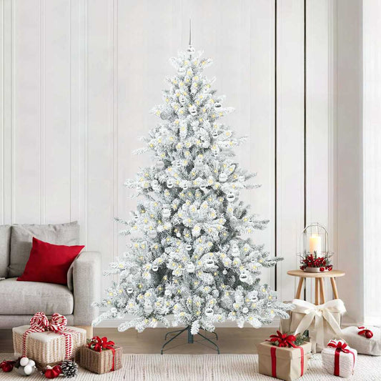 Műanyag Hajtogatós Karácsonyfa 300 LED-del 210 cm PVC
