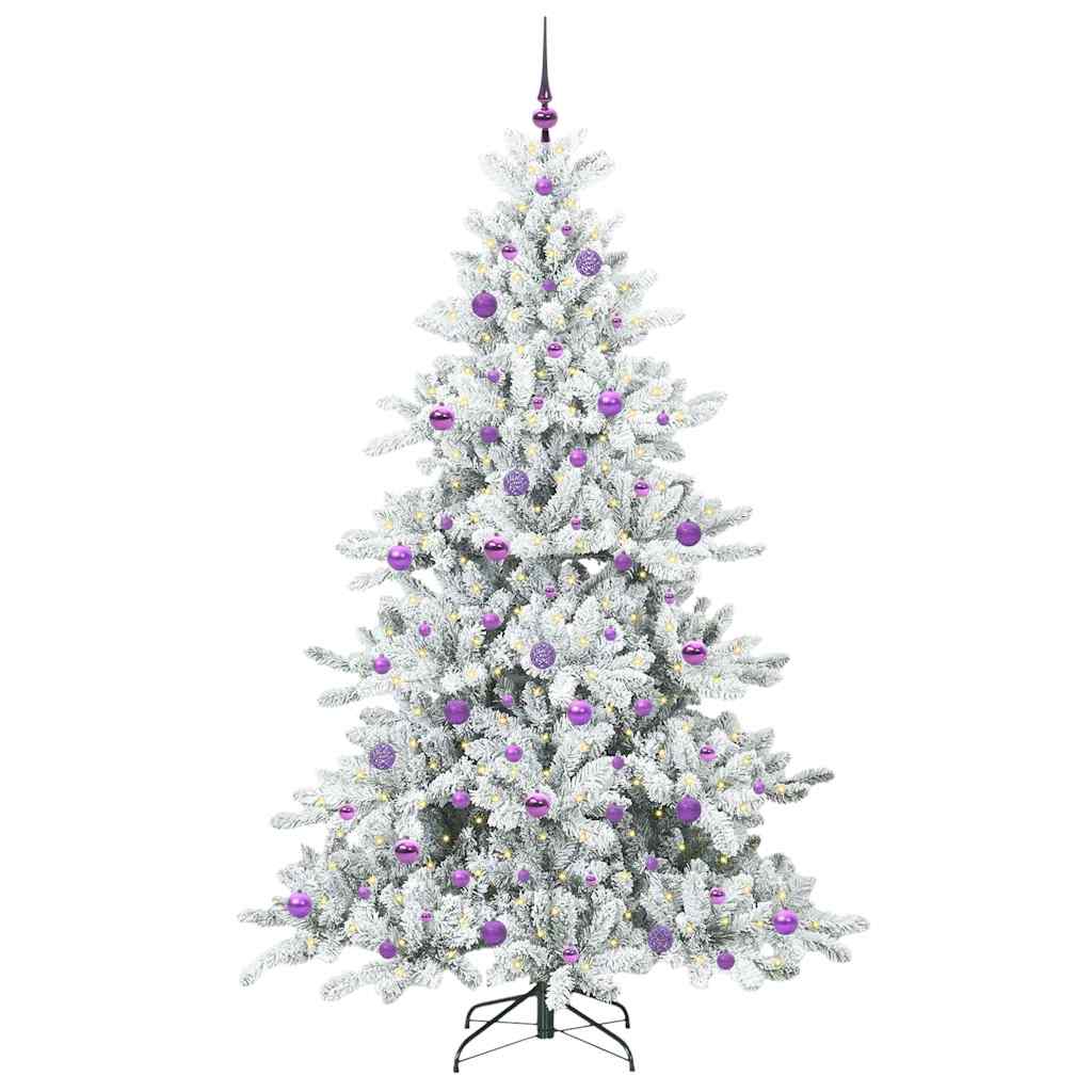 Műanyag Hajtogatós Karácsonyfa 300 LED-del 210 cm PVC