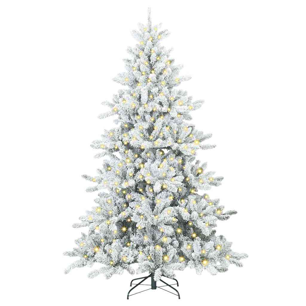 Műanyag Hajtogatós Karácsonyfa 300 LED-del 240 cm PVC