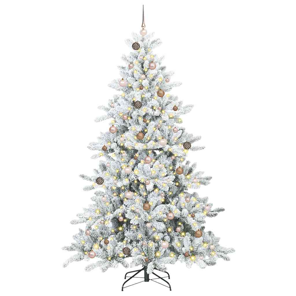 Műanyag Hajtogatós Karácsonyfa 300 LED-del 240 cm PVC