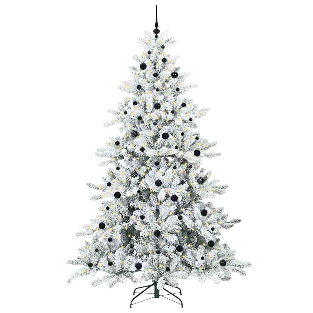 Műanyag Hajtogatós Karácsonyfa 300 LED-del 240 cm PVC