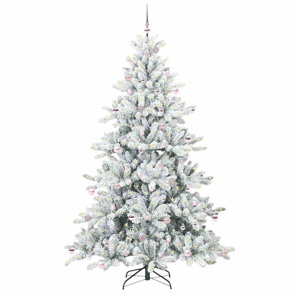 Műanyag Hajtogatós Karácsonyfa 300 LED-del 240 cm PVC