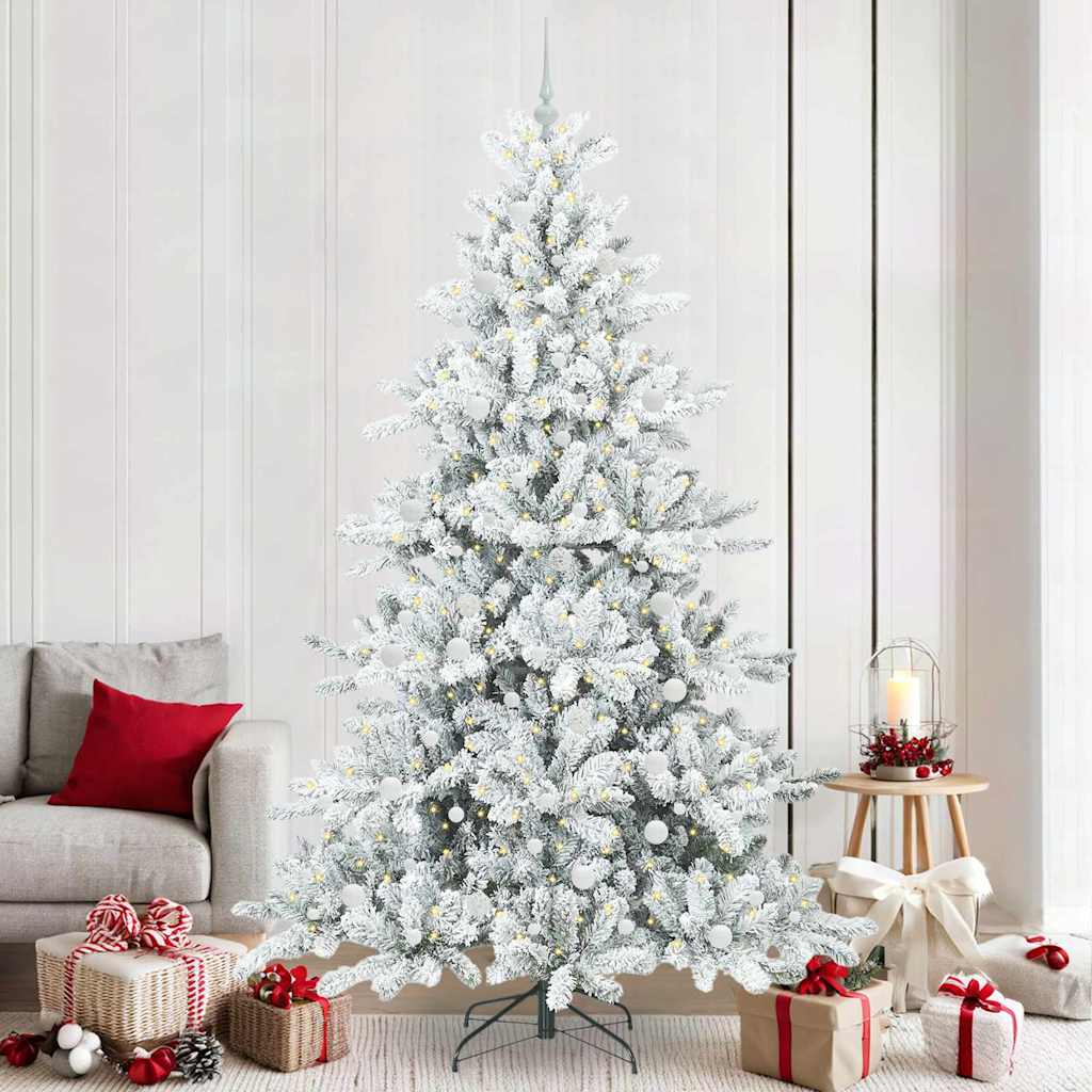 Műanyag Hajtogatós Karácsonyfa 300 LED-del 240 cm PVC