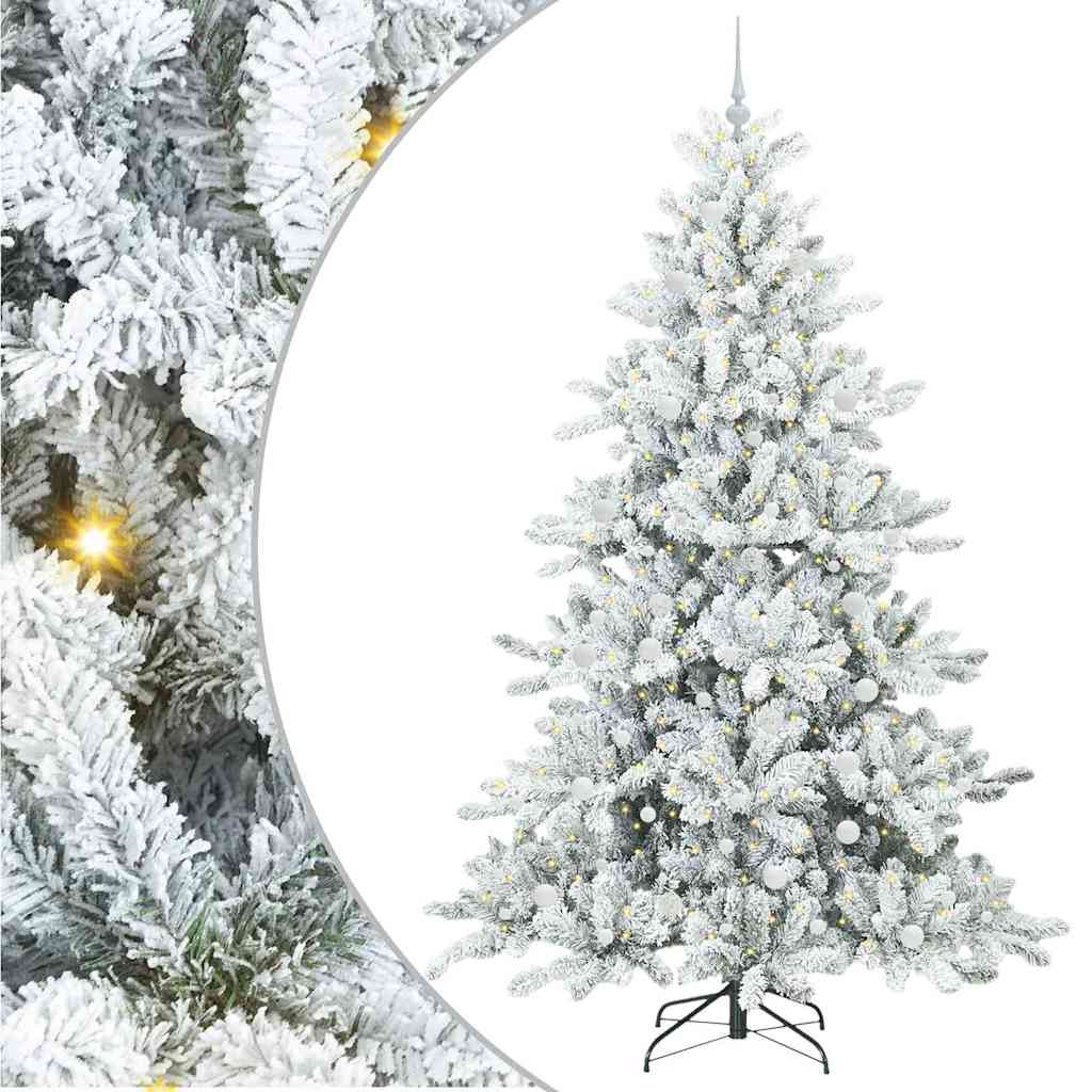 Műanyag Hajtogatós Karácsonyfa 300 LED-del 240 cm PVC