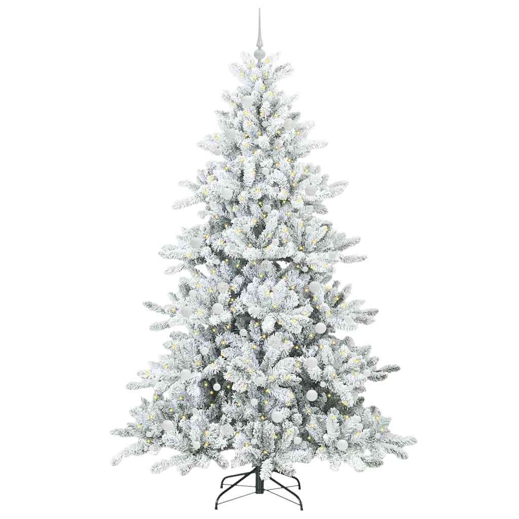 Műanyag Hajtogatós Karácsonyfa 300 LED-del 240 cm PVC