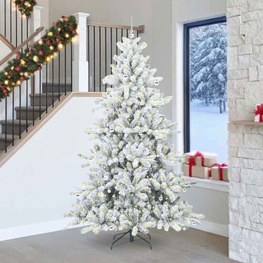 Műanyag Hajtogatós Karácsonyfa 300 LED-del 240 cm PVC