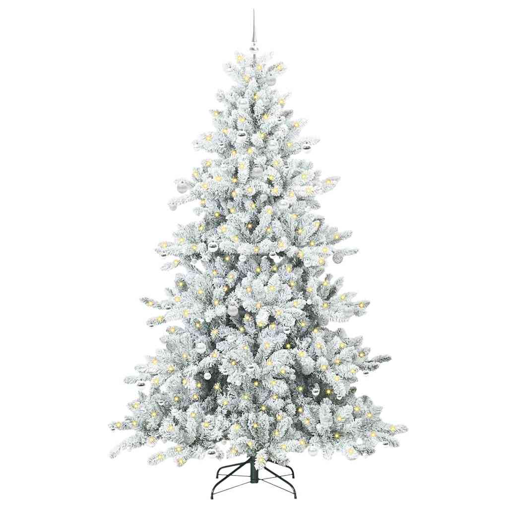 Műanyag Hajtogatós Karácsonyfa 300 LED-del 240 cm PVC