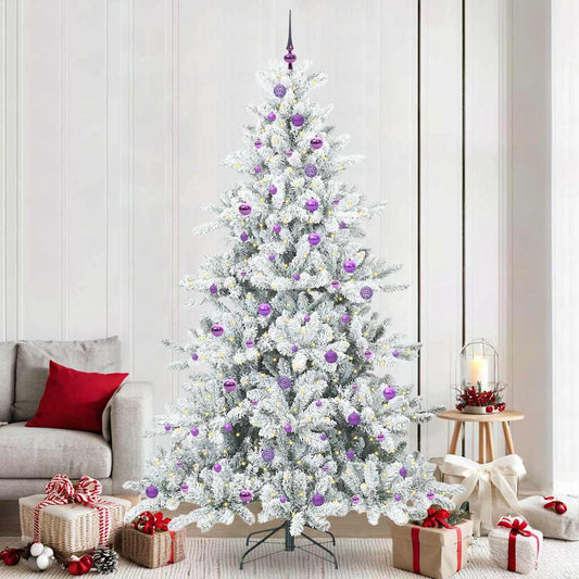 Műanyag Hajtogatós Karácsonyfa 300 LED-del 240 cm PVC