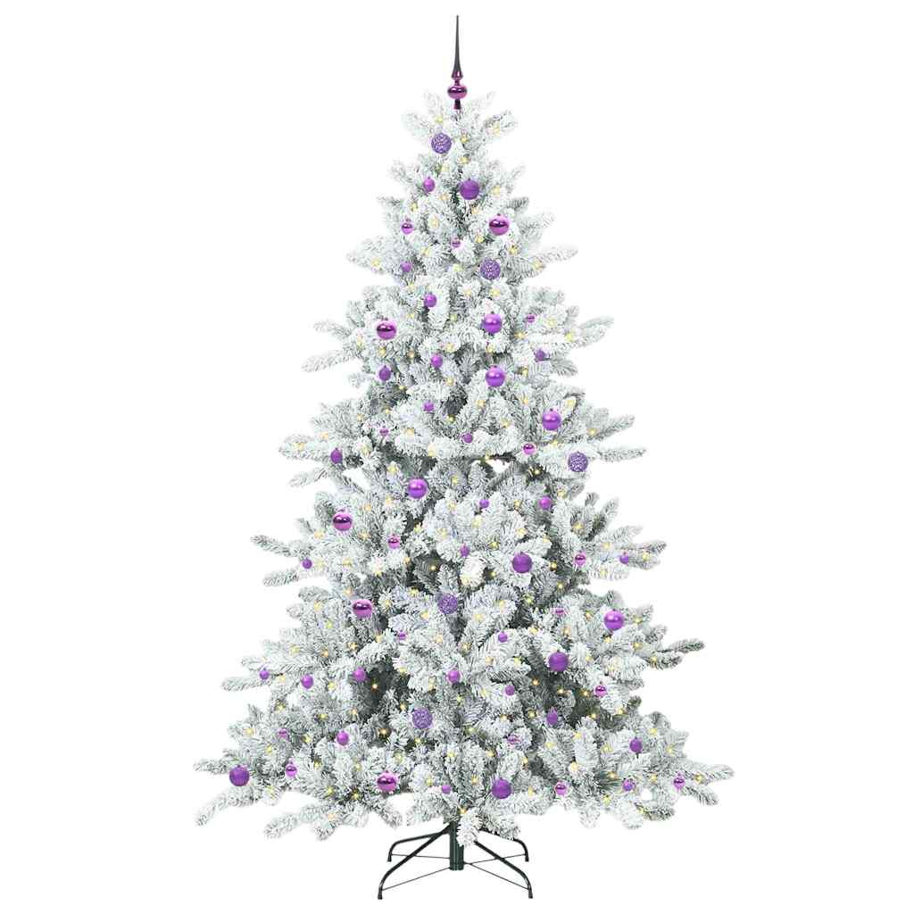 Műanyag Hajtogatós Karácsonyfa 300 LED-del 240 cm PVC