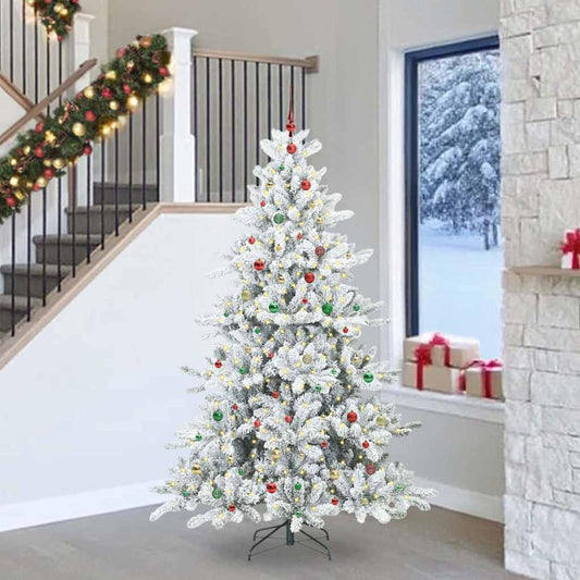 Műanyag Hajtogatós Karácsonyfa 300 LED-del 240 cm PVC