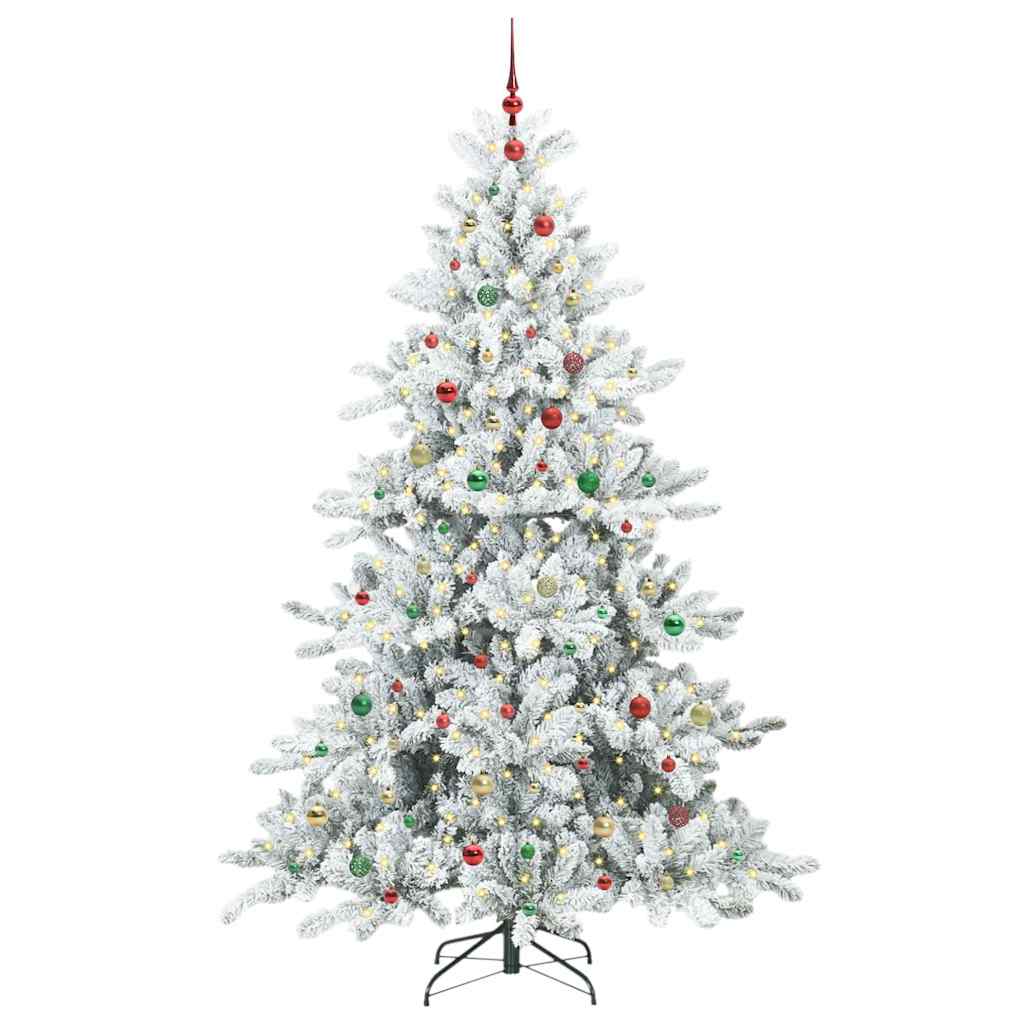 Műanyag Hajtogatós Karácsonyfa 300 LED-del 240 cm PVC