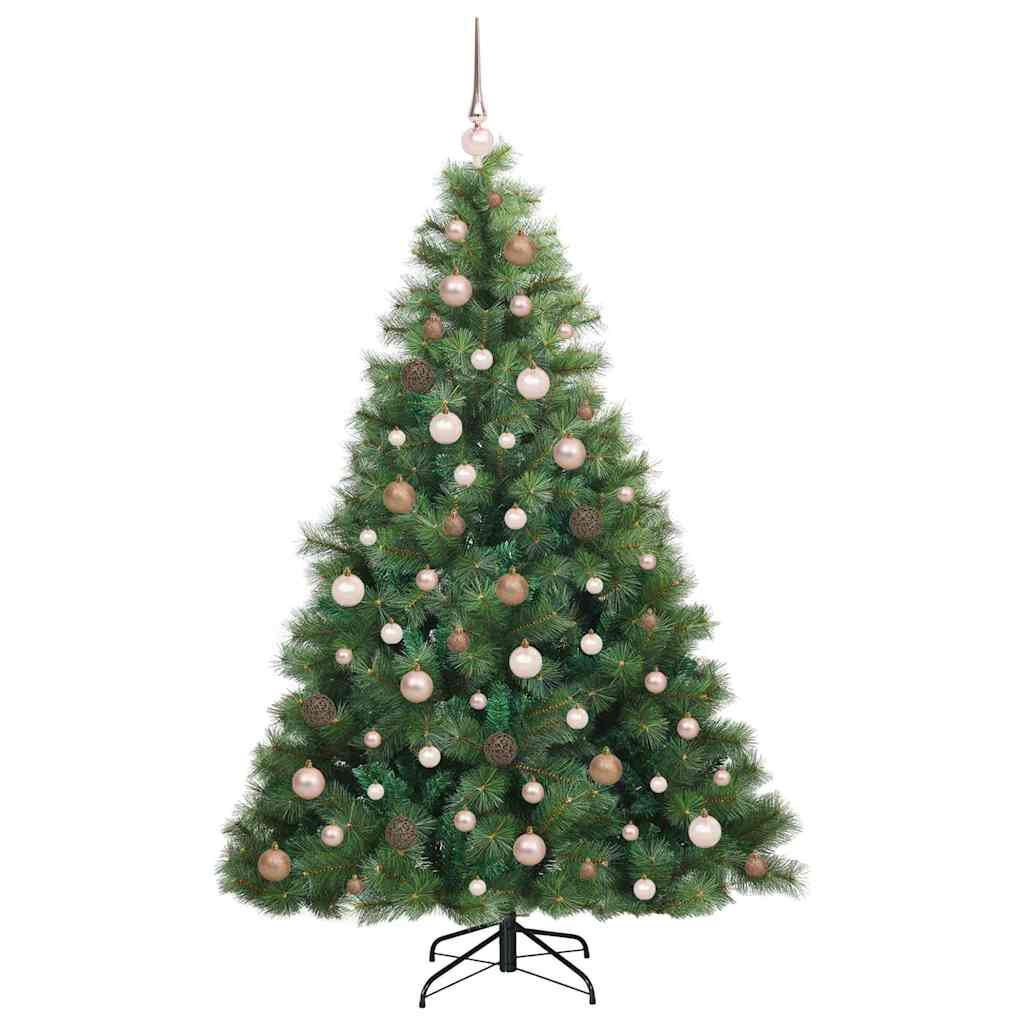 Mű karácsonyfa 300 LED-del állvánnyal Zöld 180 cm PE és PVC