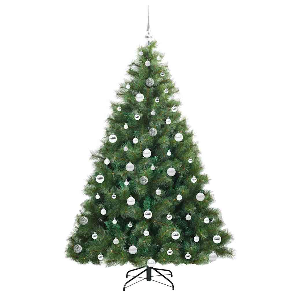Mű karácsonyfa 300 LED-del állvánnyal Zöld 180 cm PE és PVC