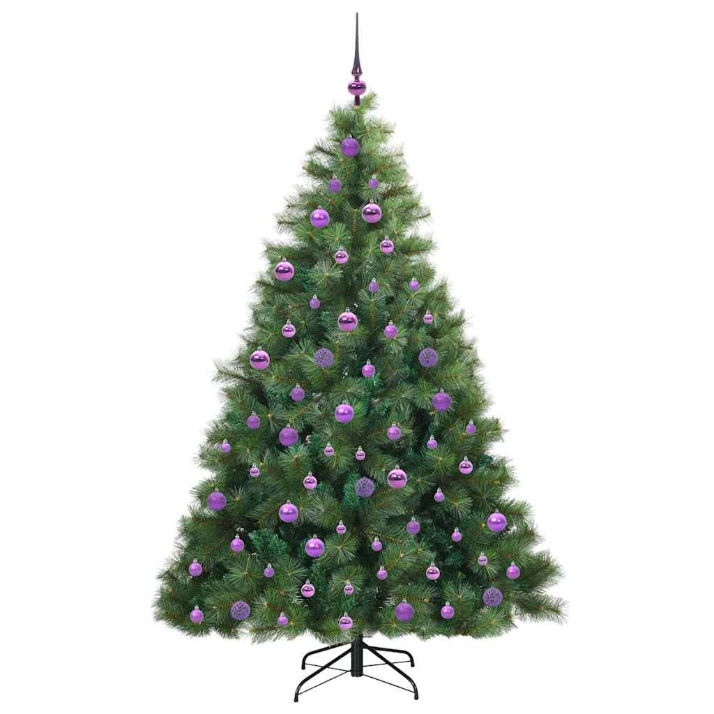 Mű karácsonyfa 300 LED-del állvánnyal Zöld 180 cm PE és PVC