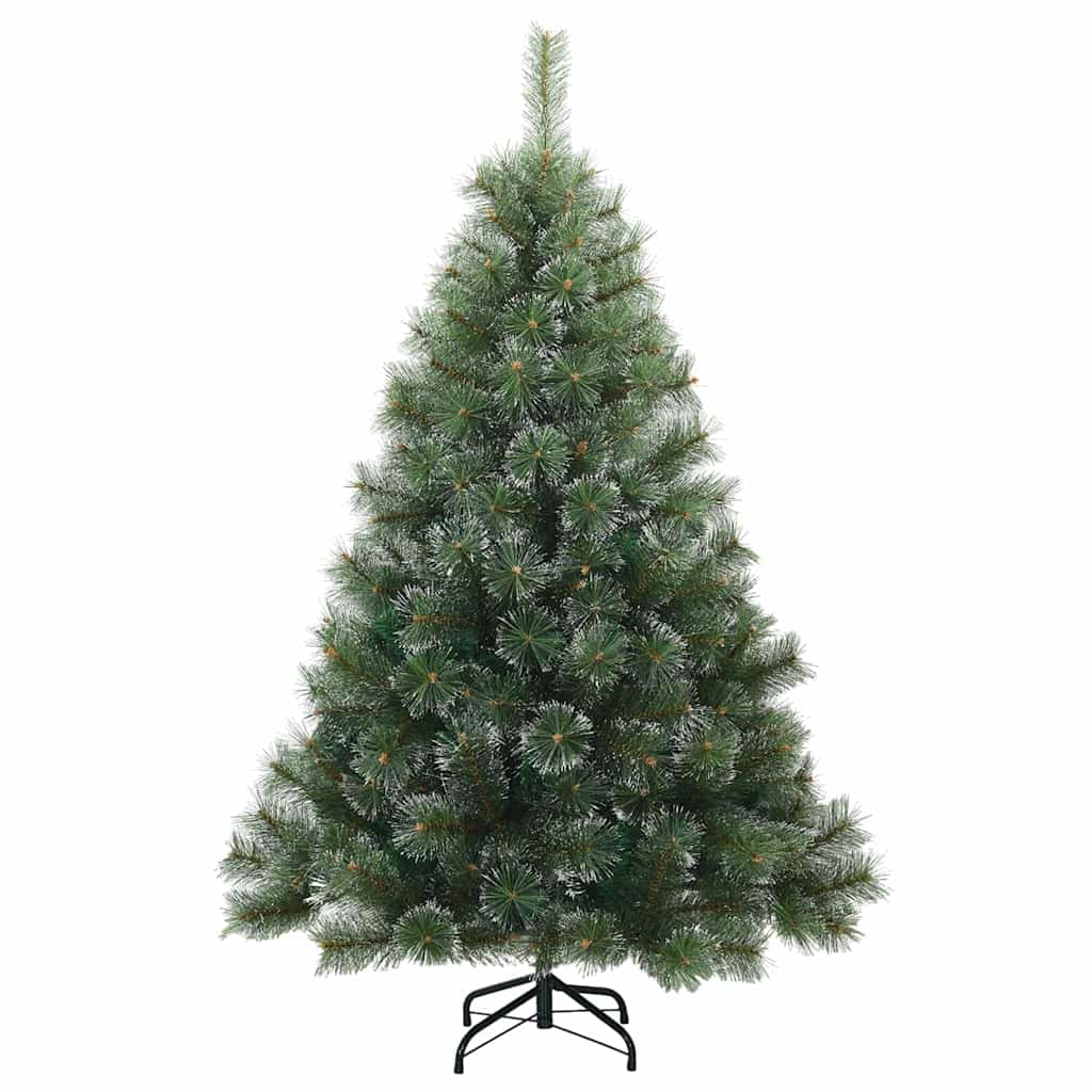 Mű karácsonyfa 150 LED-del állvánnyal Zöld 120 cm PE és PVC