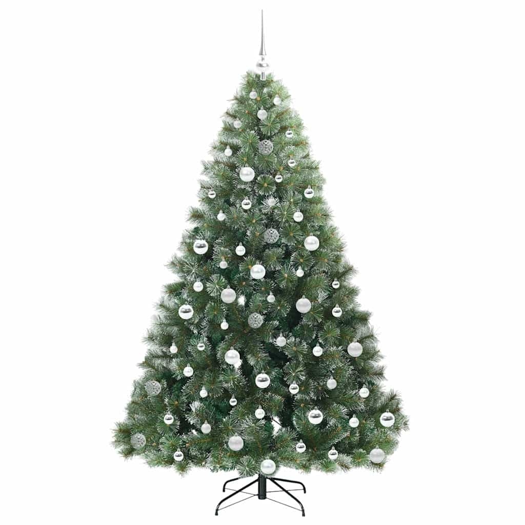 Mű karácsonyfa 300 LED-del állvánnyal Zöld 180 cm PE és PVC