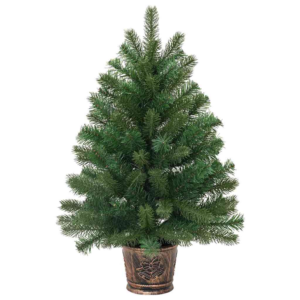 Mű karácsonyfa állvánnyal Zöld 95 cm PVC, PE és acél