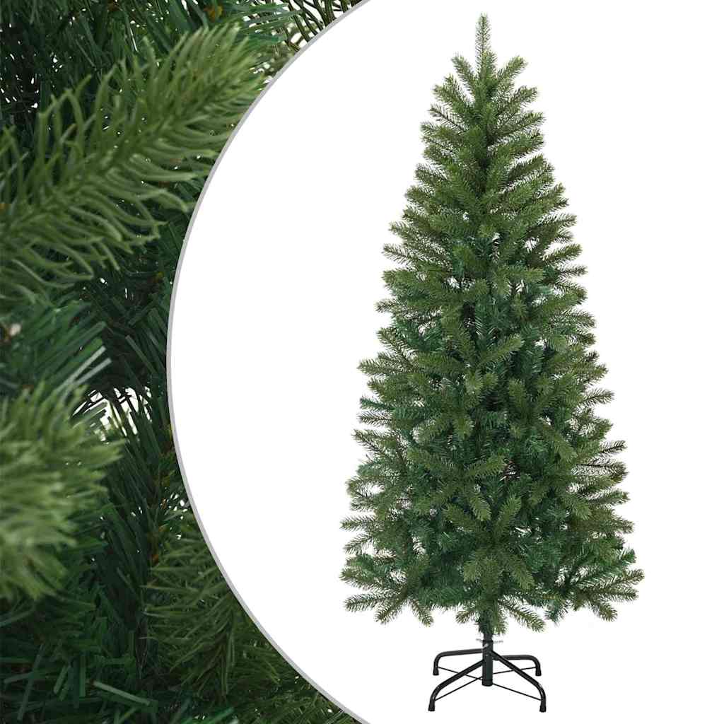 Mű karácsonyfa állvánnyal Zöld 120 cm PVC, PE és acél
