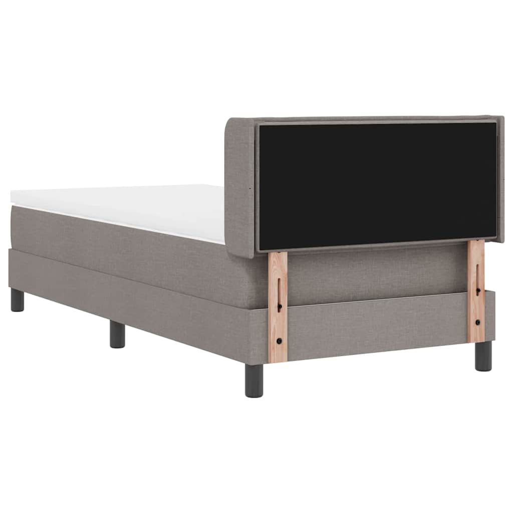 Boxspring ágy matraccal matracmal Tópszínű 100 x 200 cm