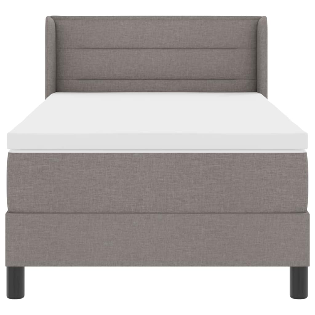 Boxspring ágy matraccal matracmal Tópszínű 100 x 200 cm