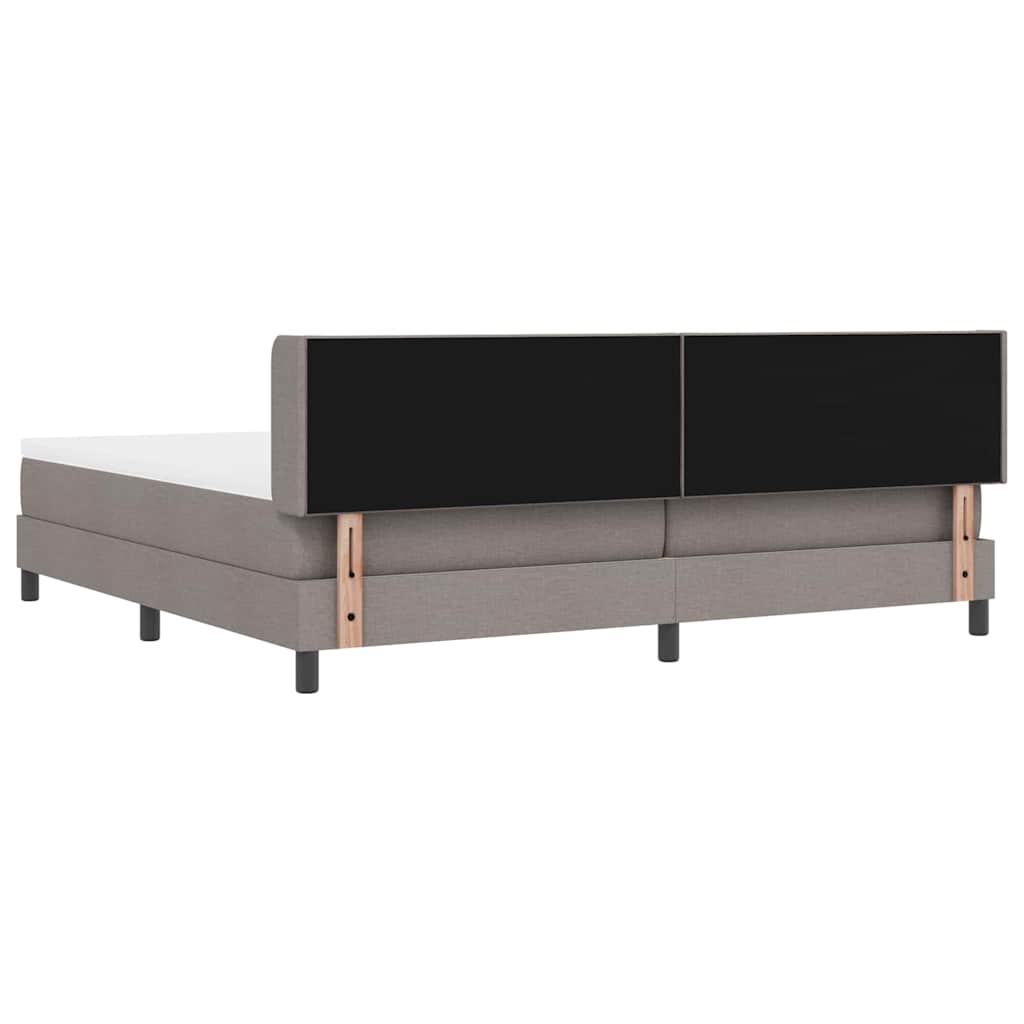 Boxspring ágy matraccal matracmal Tópszínű 200 x 200 cm