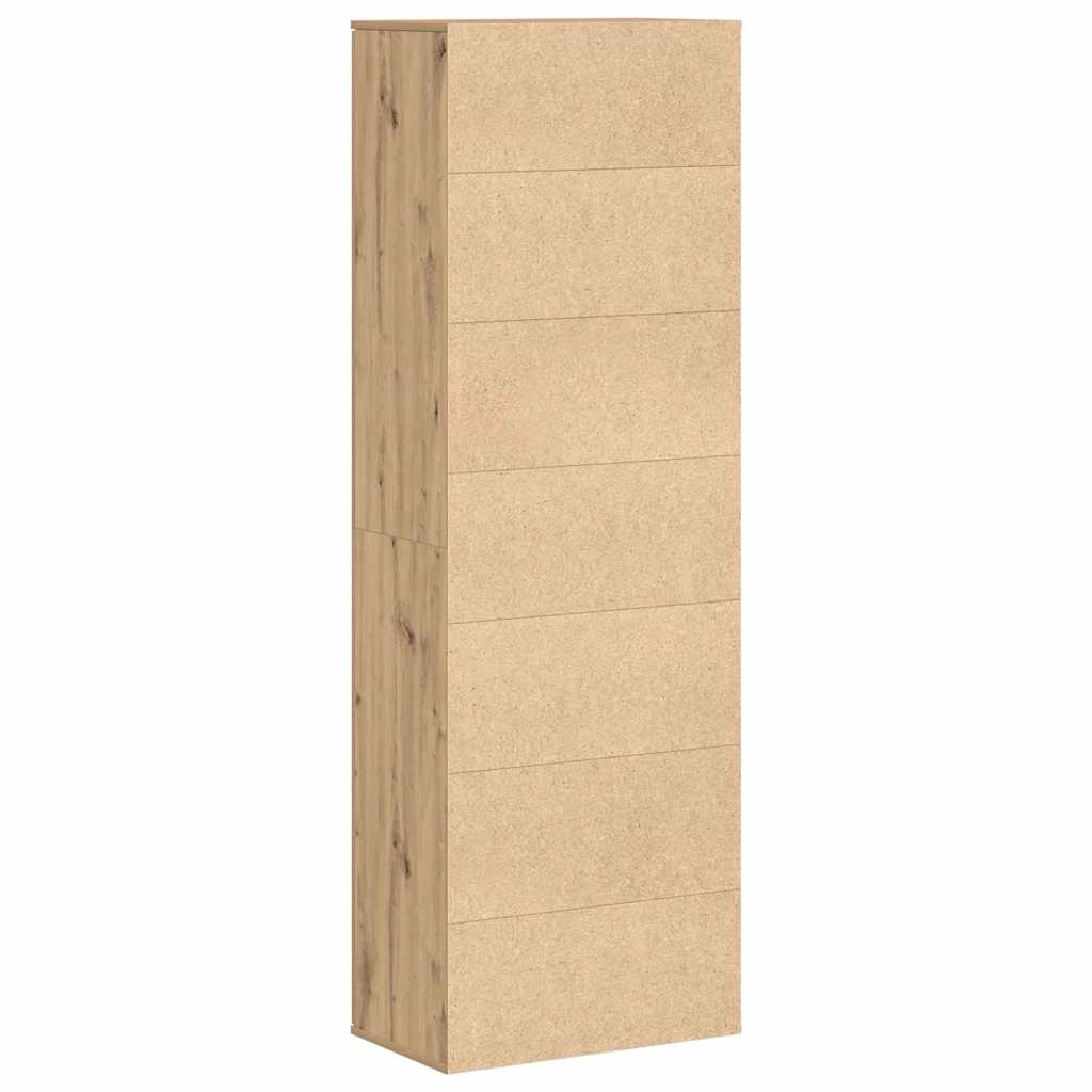 Highboard kézműves tölgy 60 x 35 x 180 cm Faanyag