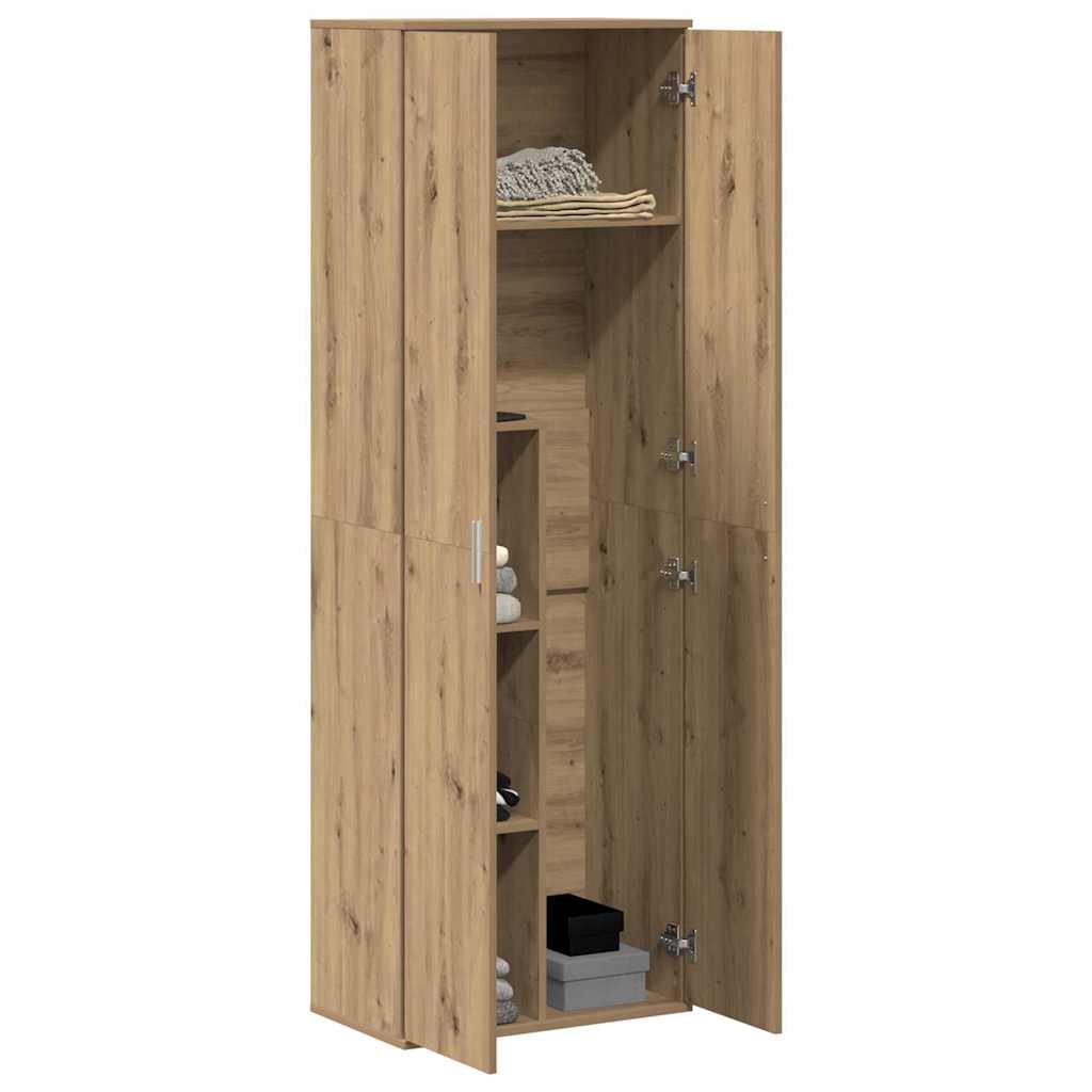 Highboard kézműves tölgy 60 x 35 x 180 cm Faanyag