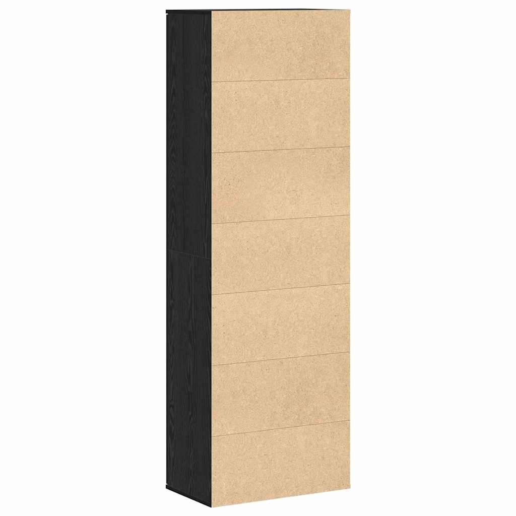 Highboard Musta tammi 60 x 35 x 180 cm Faanyag