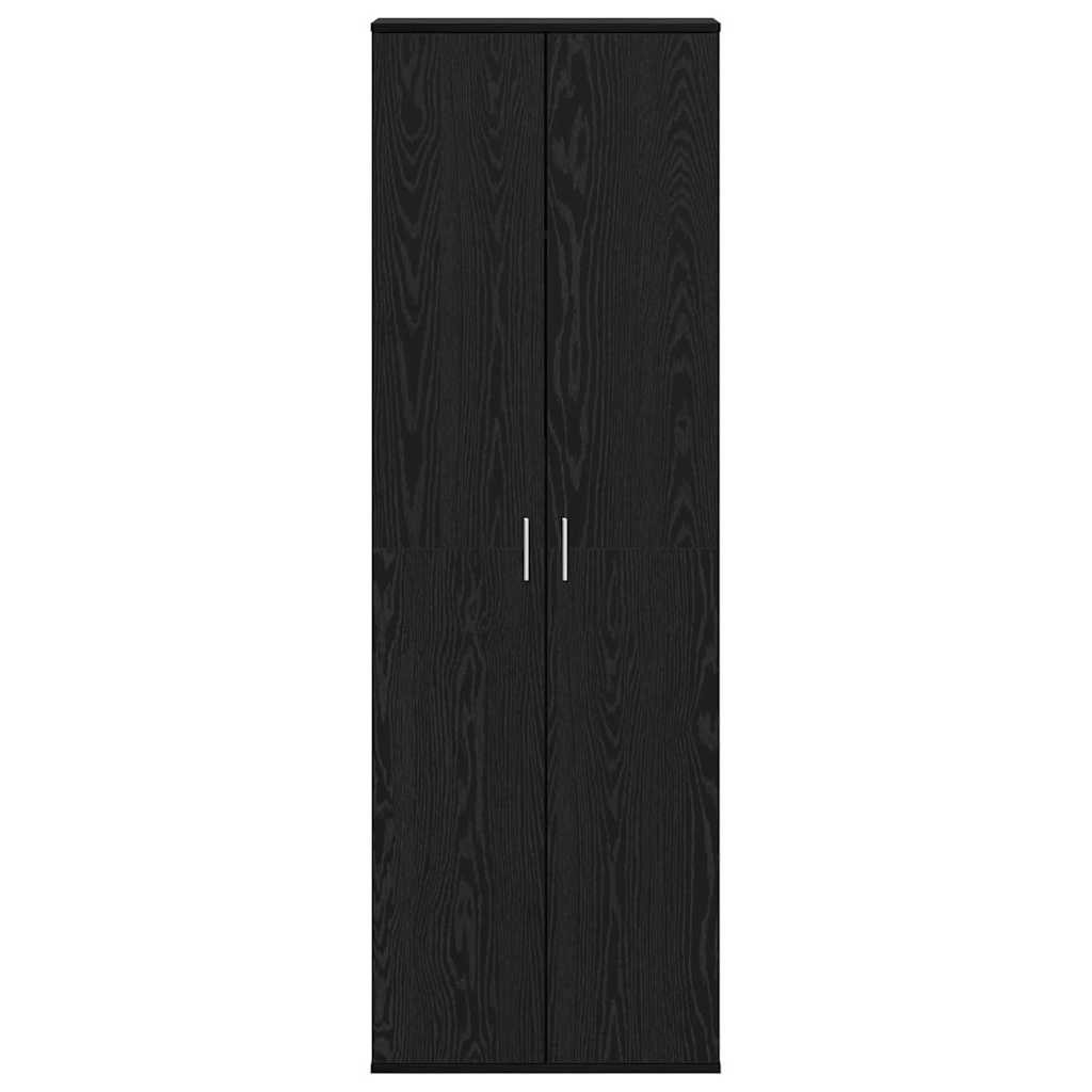 Highboard Musta tammi 60 x 35 x 180 cm Faanyag