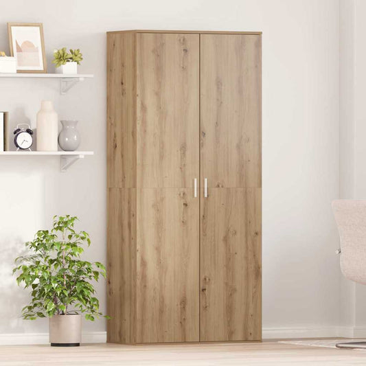 Magasító polcokkal kézműves tölgy 80 x 39 x 178 cm Faanyag