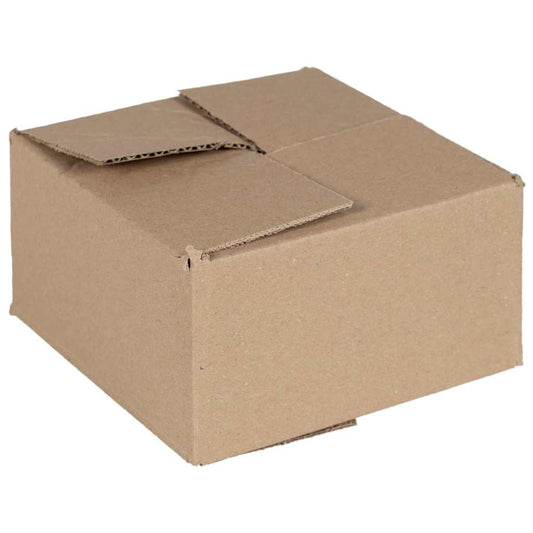 Hajtható doboz tárolóval 50 pcs Barna 15 x 15 x 8 cm Karton