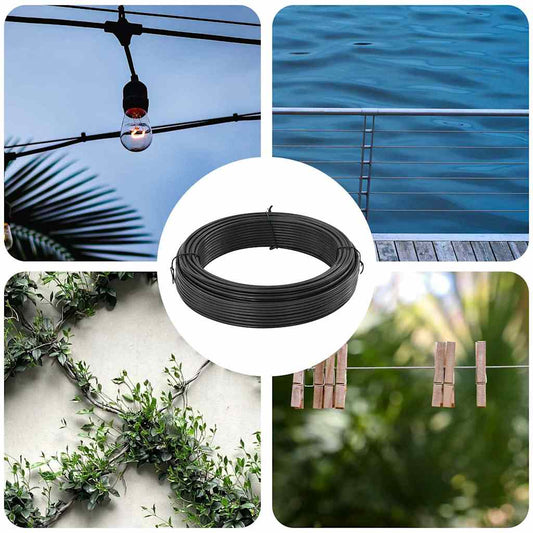 Kerítéskötöző drót Antracit 25 m Acél