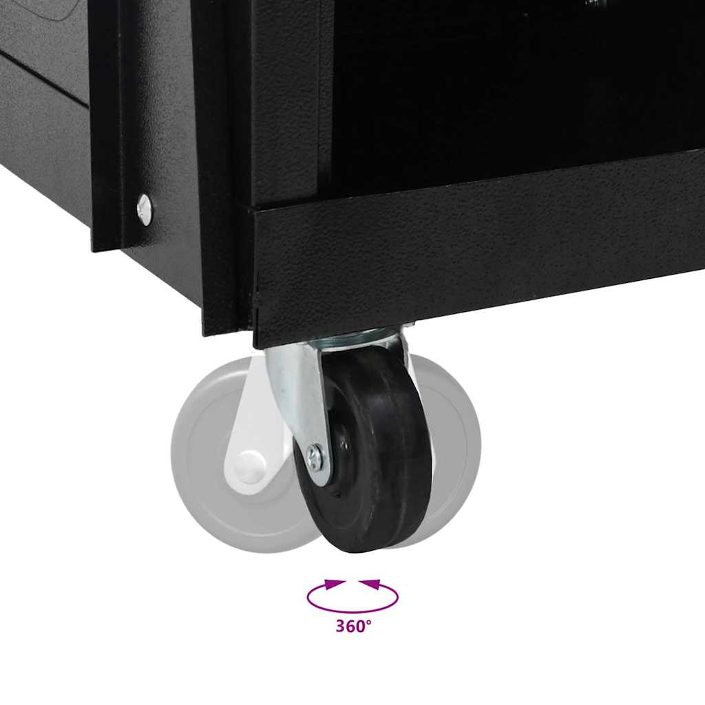 Hegesztőkocsi Fekete 91 x 47 x 96 cm Acél