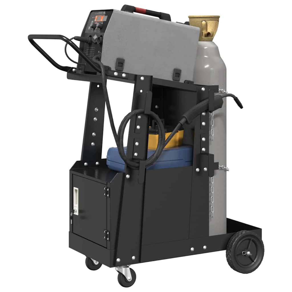 Hegesztőkocsi Fekete 91 x 47 x 96 cm Acél