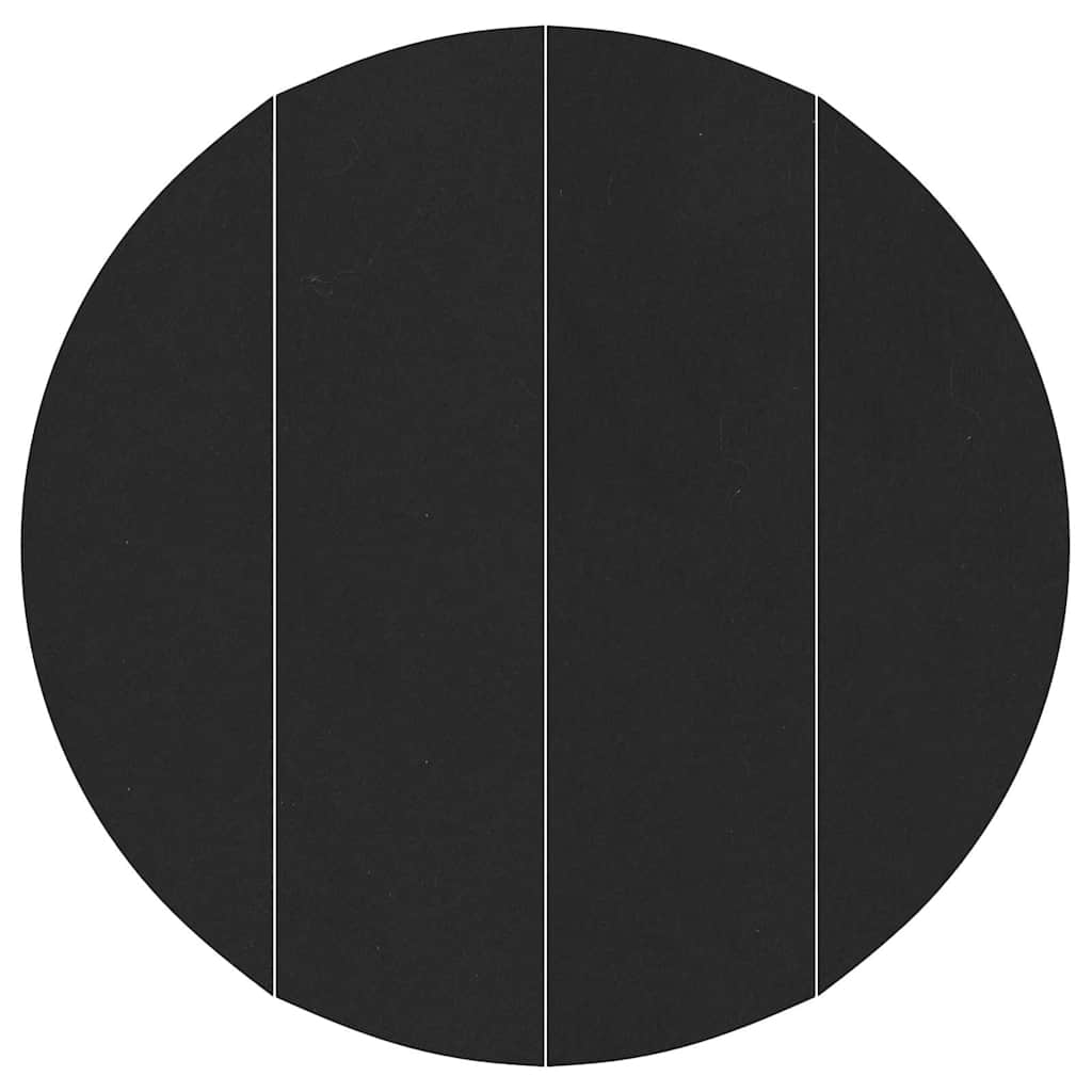 Medence alatlappal Fekete Ø 428 cm Poliészter geotextília
