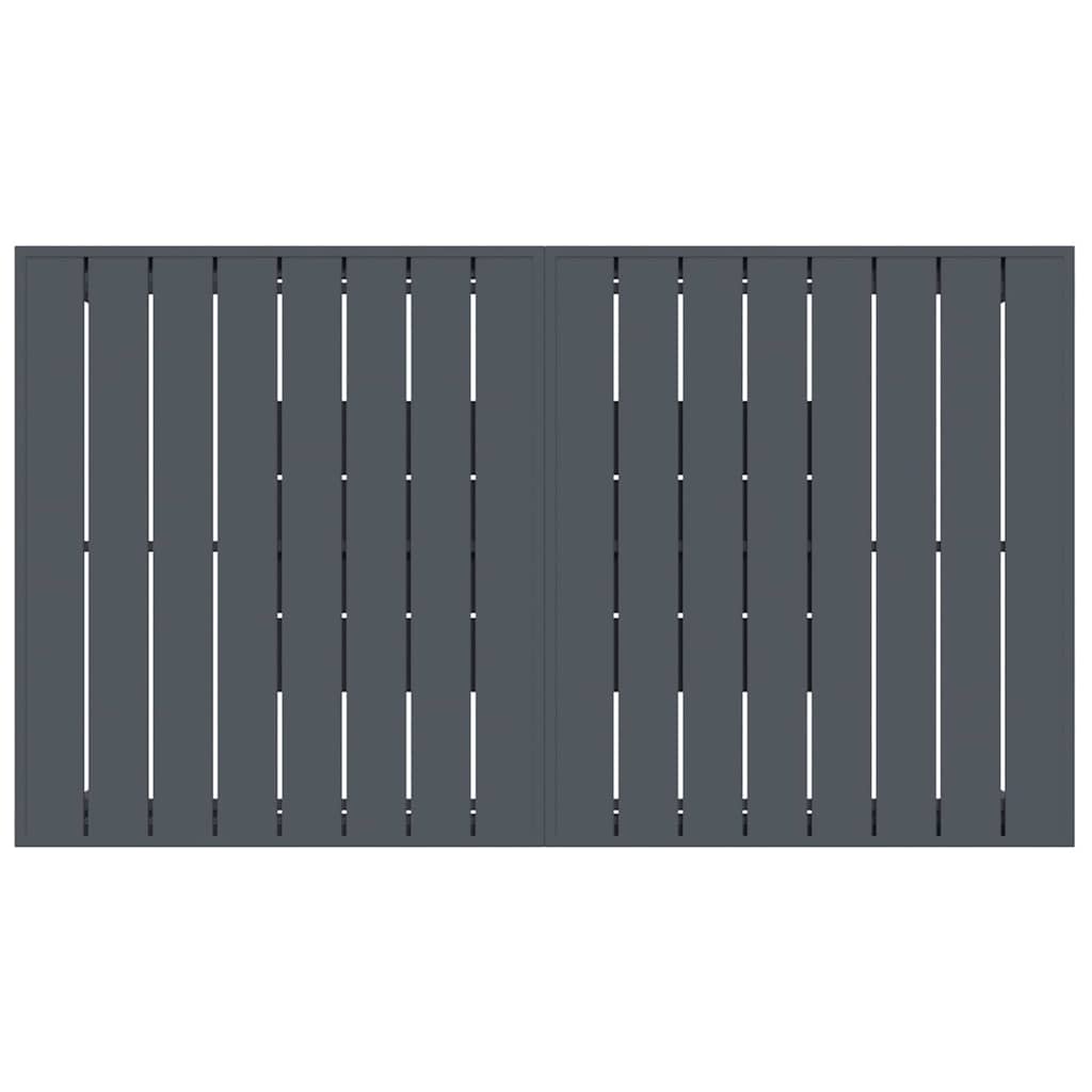 Kert étkező szett 9 pcs Fekete polirattan