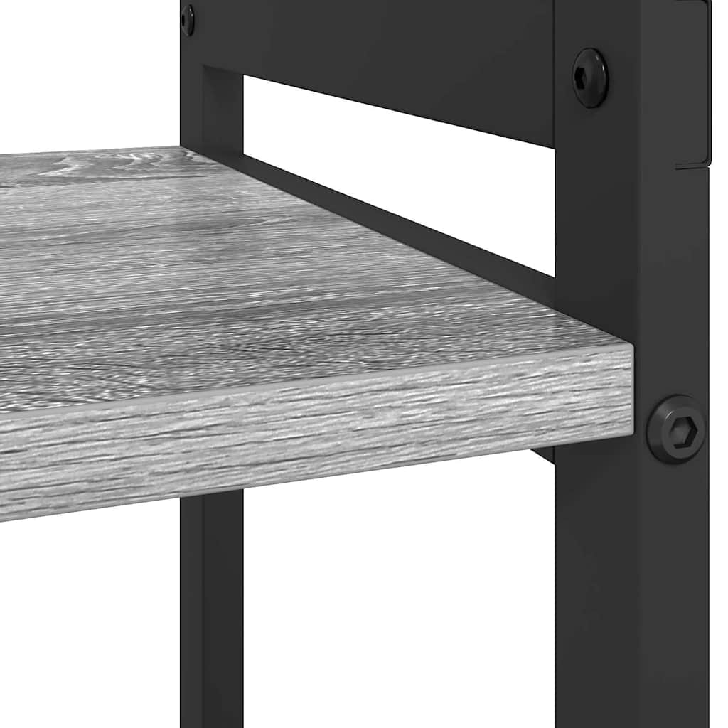 Könyvespolc Szürke sonoma 60 x 30 x 85 cm Faanyag