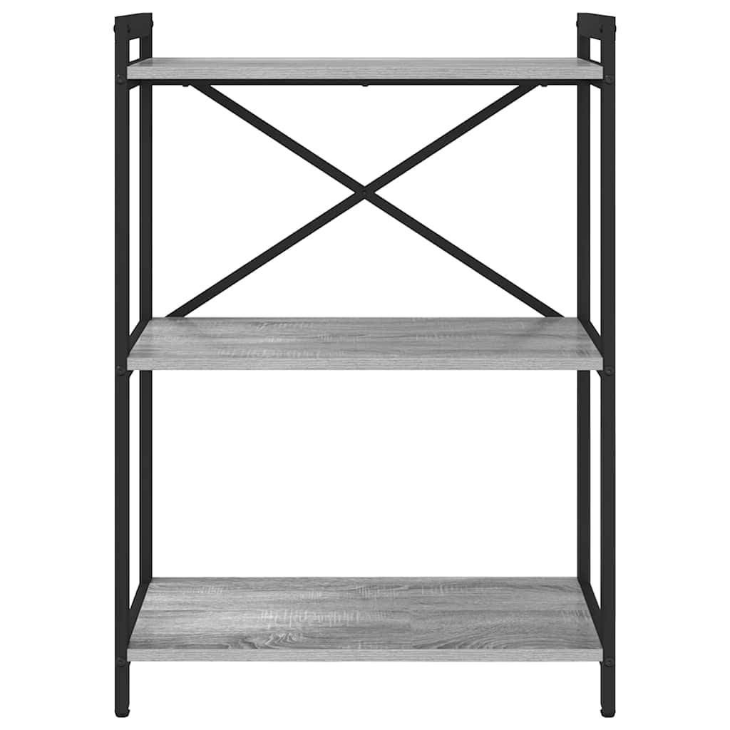 Könyvespolc Szürke sonoma 60 x 30 x 85 cm Faanyag