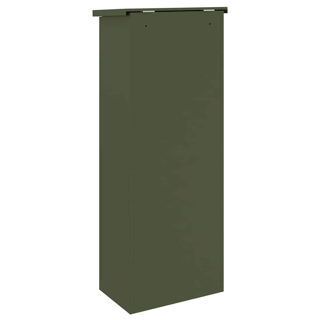 Csomagzáró doboz Oliva zöld 44.5 x 29 x 110.5 cm Acél