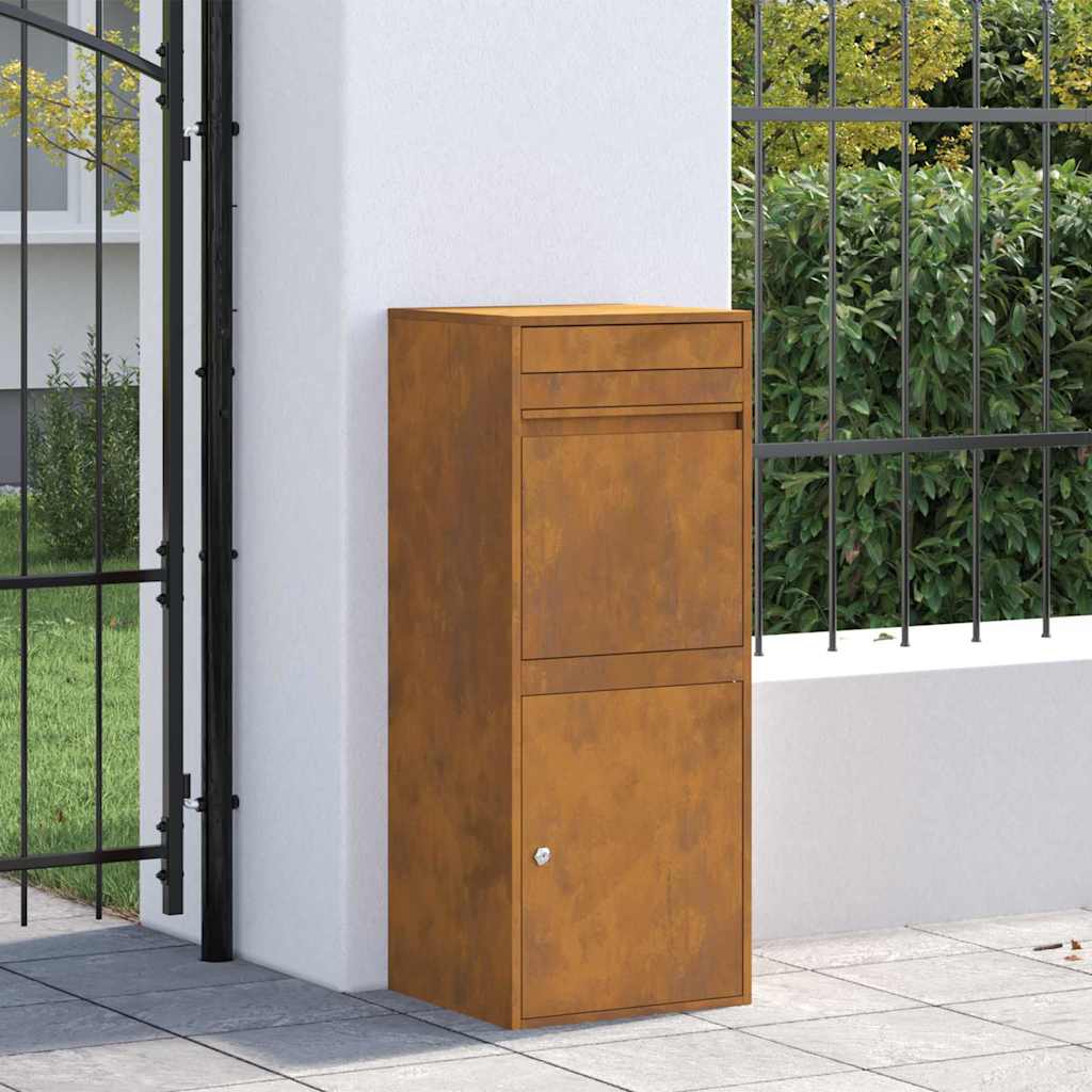 Csomagzáró doboz Rozsdás 41 x 38 x 103 cm időjárásálló acél