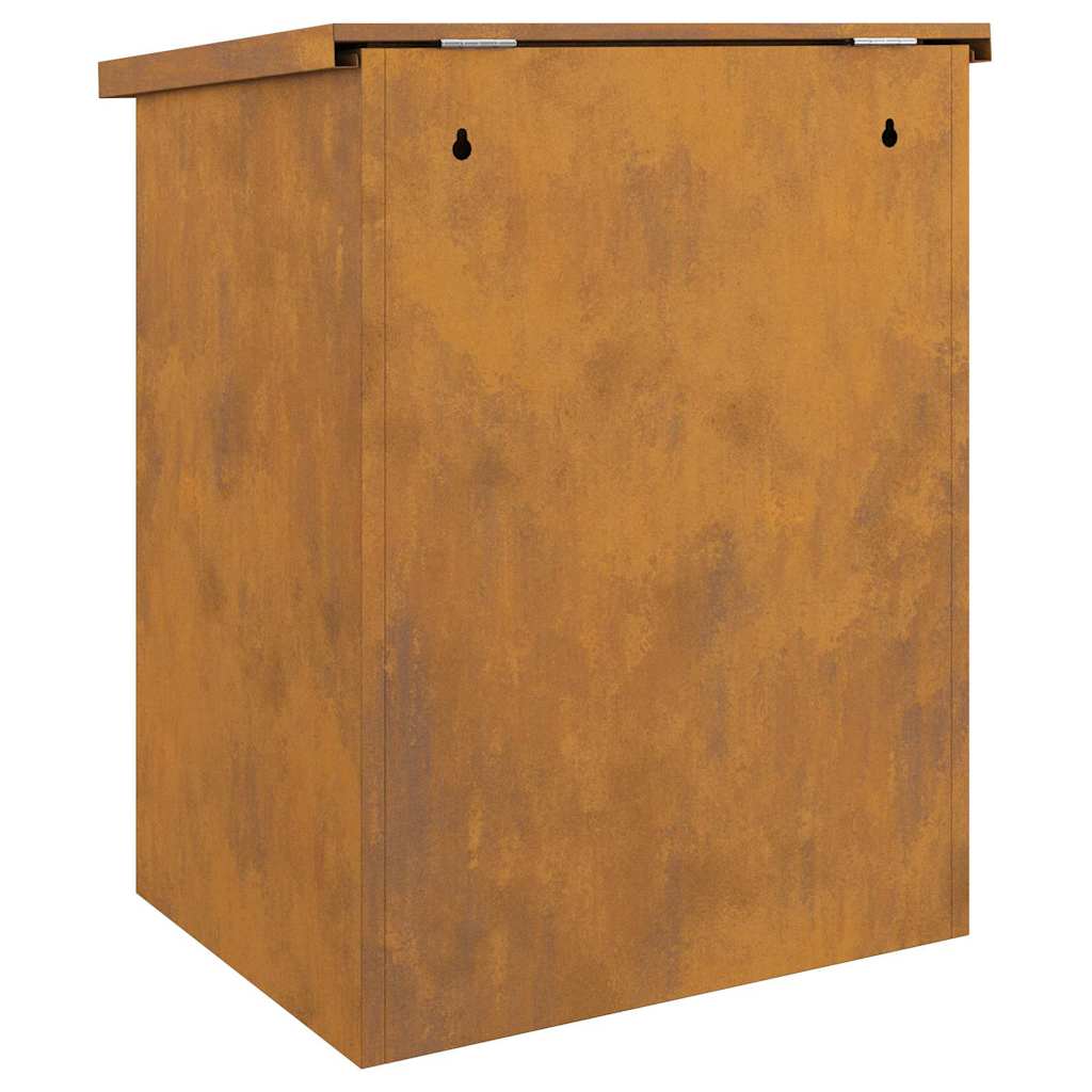 Csomagzáró doboz Rozsdás 44 x 35 x 59 cm időjárásálló acél