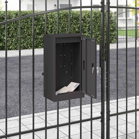 postaláda Fekete 30 x 23 x 55 cm Acél